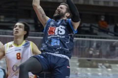 LNP Serie A2 sedicesima  giornata girone B. OraSì Basket Ravenna - Top Secret Ferrara 79-78.