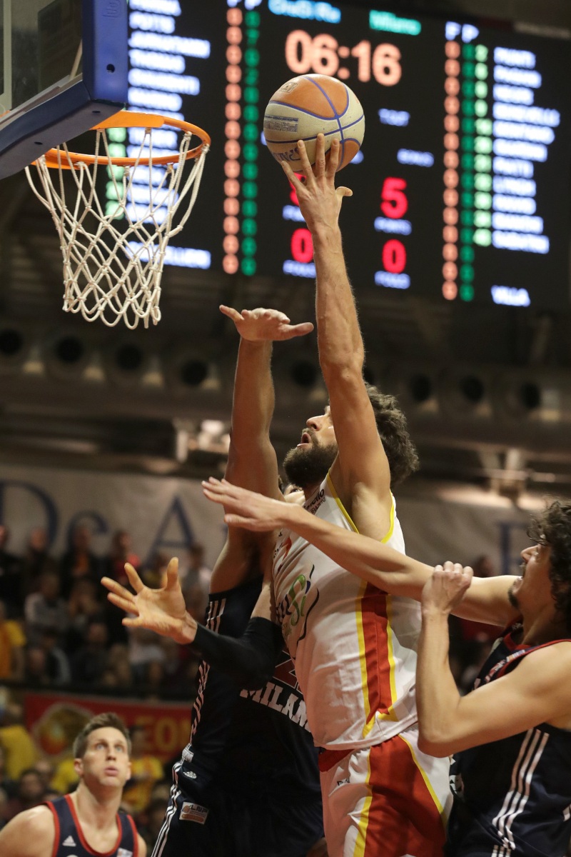 LNP serie A2 ventinesima giornata.  OraSì Basket Ravenna - Urania Milano.